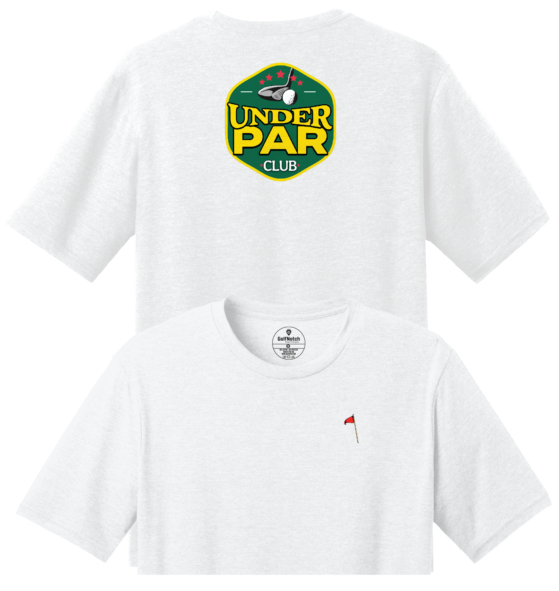 Saucy Golf Shots - Broke 90, 80, and Under Par T-Shirt